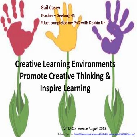 Vitta13 creative learning environments gcasey