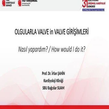 tavı valve in valve aortic stenosis intervention