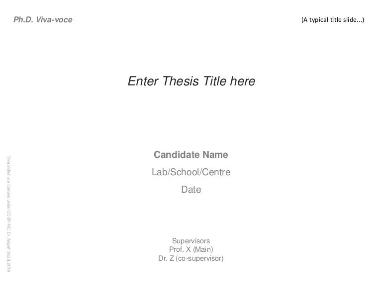 Free VIVA Presentation Templates | 1Title Slides