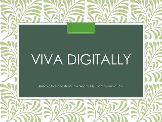 Image 349: Viva digitally Innovative Solutions for Seamless Communication.pptx