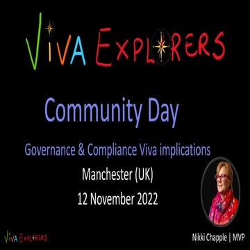 Microsoft Viva governance and compliance implications | Viva Explorers Commun...
