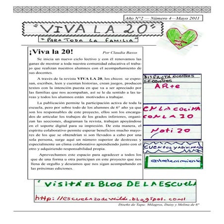 Viva la 20  nro 4 - mayo 2011 (en colores)