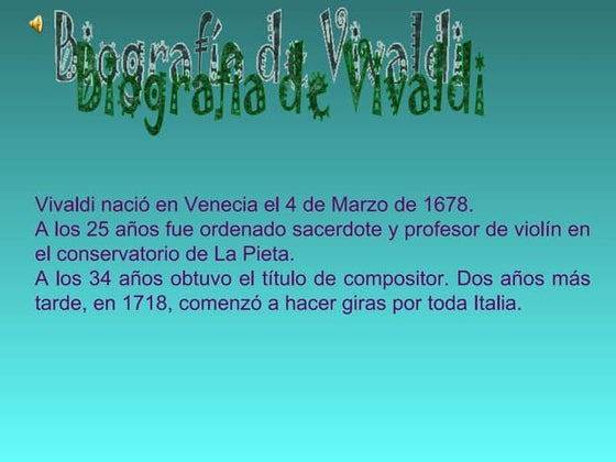 Proyecto vivaldi original | PDF