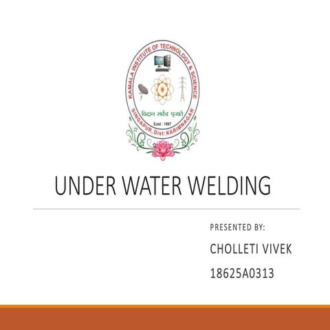 Under Water Welding