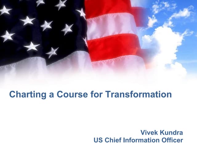 Charting a Course for Transformation