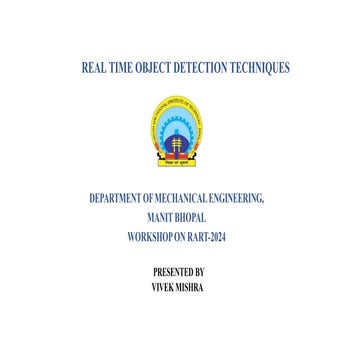 Real time object detection techniques for das