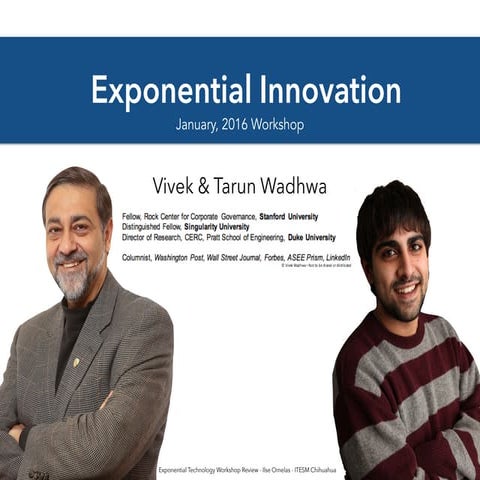 Vivek wadhwa - Review 