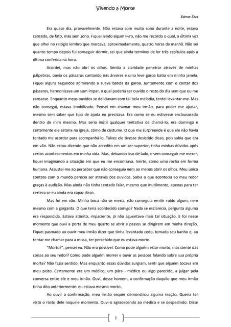 Vivendo a morte