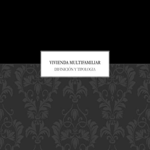 Vivienda multifamiliar