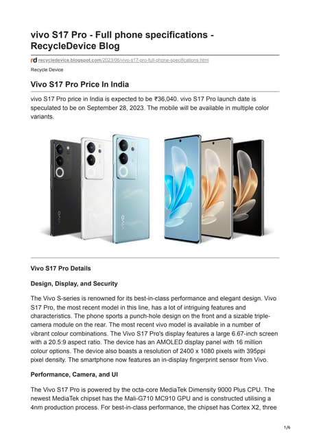Realme 12 5G Launch Date, Specifications, and Features.pdf