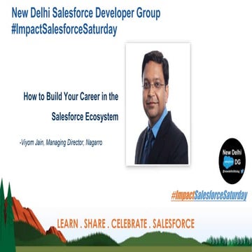 How to Build Your Career in the Salesforce Ecosystem Part 1 | New Delhi Sales...