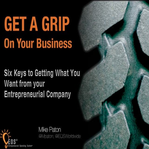 GET A GRIP ON YOUR BUSINESS [INBOUND 2014]
