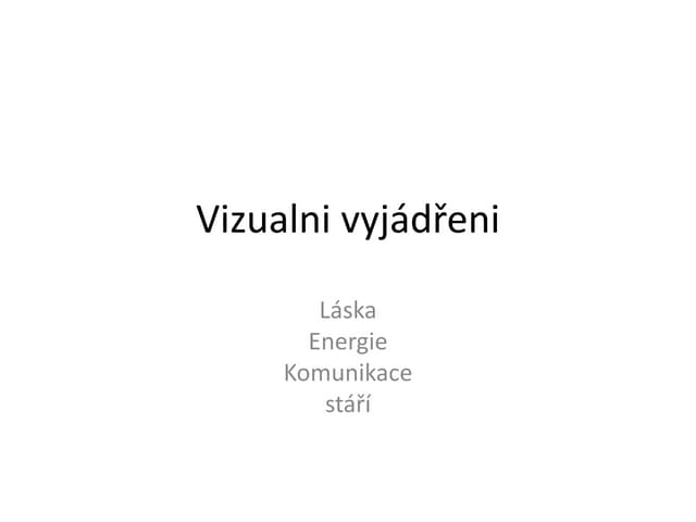 Vizualni vyjadreni