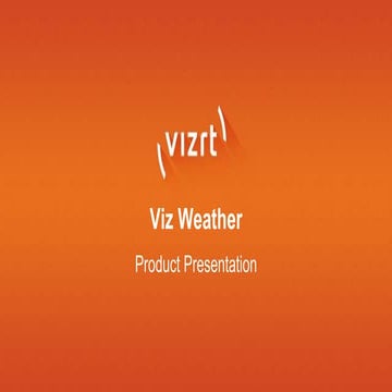 Viz weather product presentation | PPTX