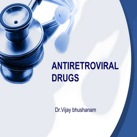 Antiretroviral drugs