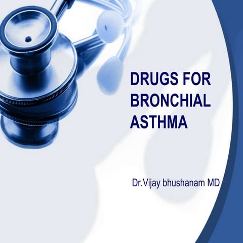Asthma and antiasthmatics | PPTX