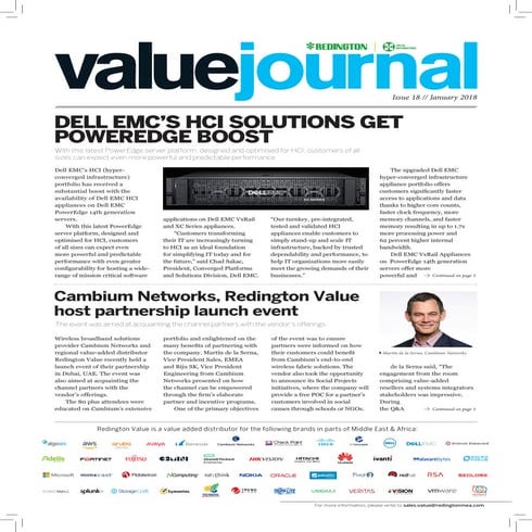 Redington Value Journal - January 2018