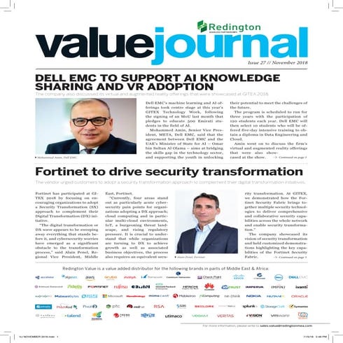 Redington Value Journal - November 2018