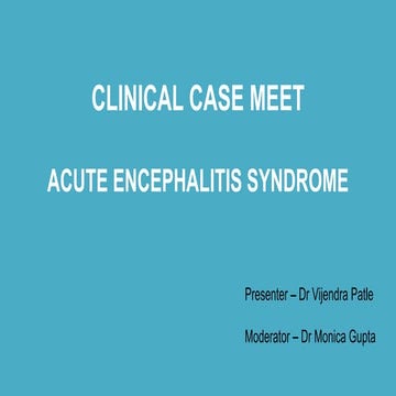 Acute encephalitis syndrome medicine seminar.pptx