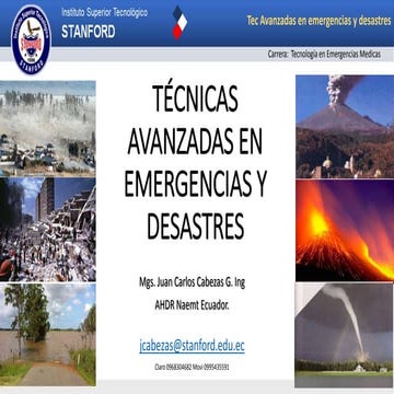 ENFERMERIA EN DESASTRES