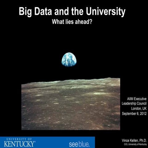 Big Data And The University