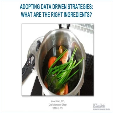 Adopting data-driven strategies in learning analytics