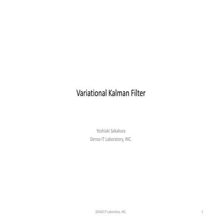 Variational Kalman Filter