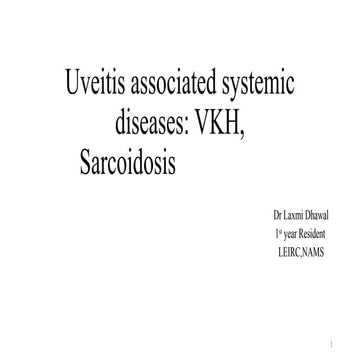 Vogt Koyanagi Harada Disease | PPTX