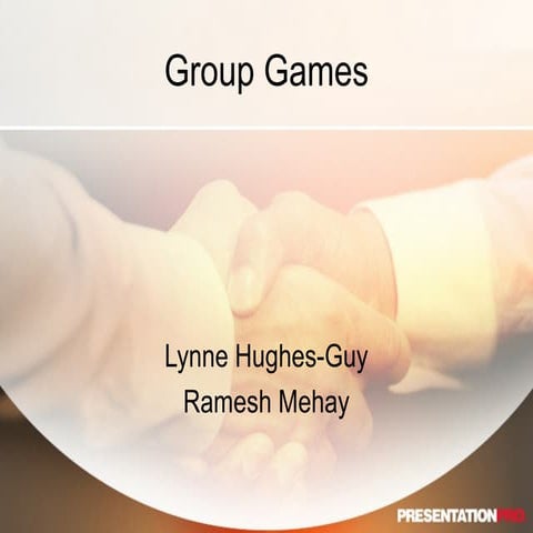 Group games and activities