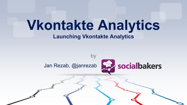 Socialbakers launching Analytics for Vkontakte