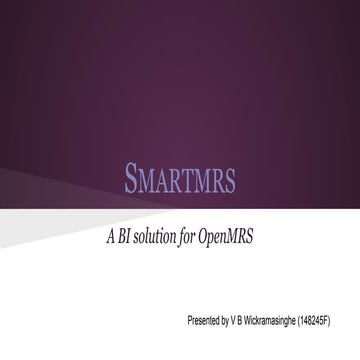 Smart mrs bi project-presentation
