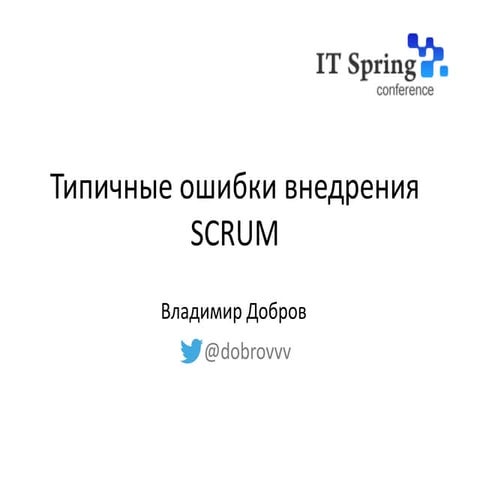 Vladimir Dobrov (IT Spring 2013)