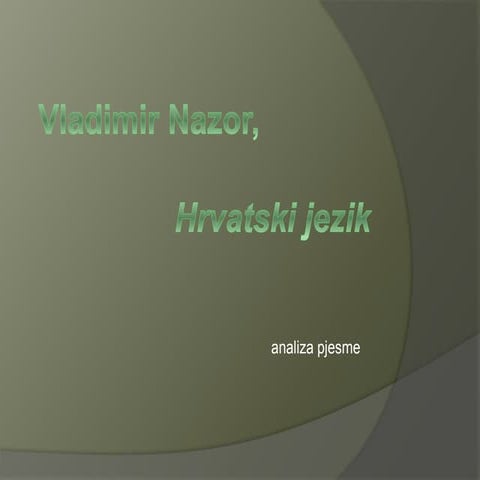 Vladimir Nazor, Hrvatski jezik