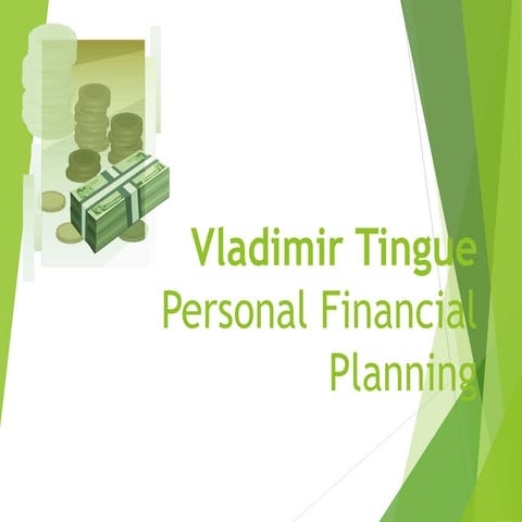 Vladimir tingue -  personal financial planning