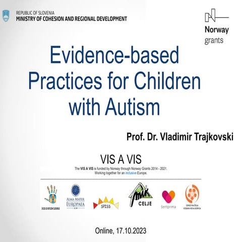 Vladimir Trajkovski-Evidence-based Practices for Children with Autism