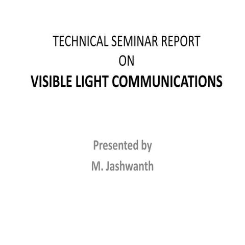 Vlc technical seminar report