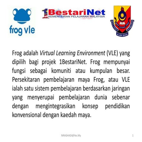 PENGENALAN VLE FROG