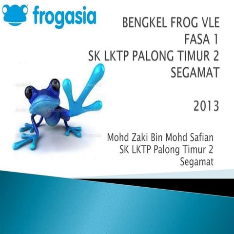 presentation bengkel vle untuk guru