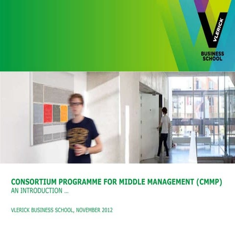 Vlerick consortium programme  intro