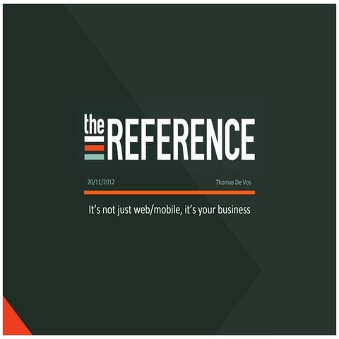 Vlerick mobile banking - Thomas De Vos