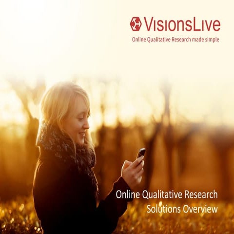 VisionsLive Product Overview Presentation 7th September 2015