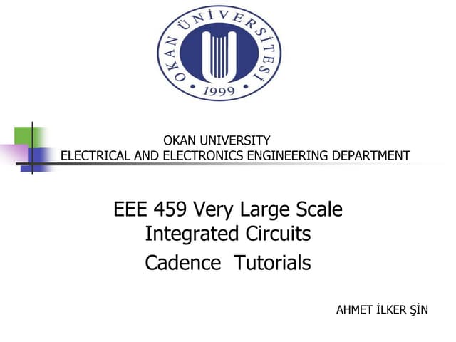 Vlsi cadence tutorial_ahmet_ilker_şin