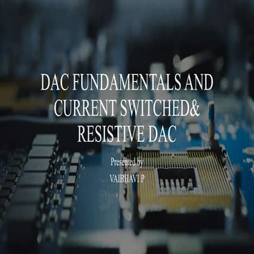Vlsi dac