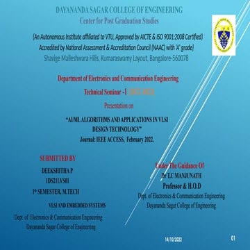 VLSI Design Technology PPT using the AI and ML.pptx