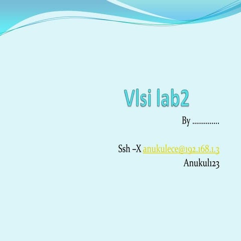 Vlsi lab2