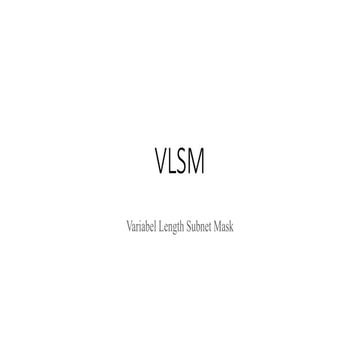 perhitungan vlsm dan implementasi kedalam cisco paket tracer .pptx