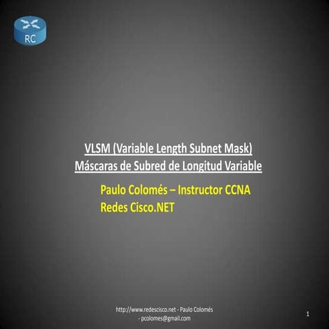 Cálculo VLSM y subredes