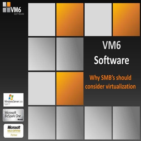 Why SMB's Should Consider Virtualization