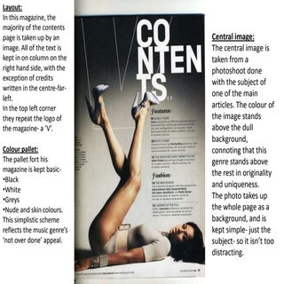 V magazine contents review