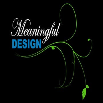 Meaningful Design